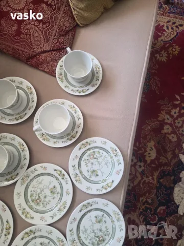 ROYAL DOULTON-порцеланов сервиз за кафе 21 части, снимка 6 - Сервизи - 55441142