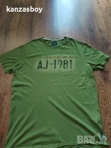 armani jeans - страхотна мъжка тениска XL, снимка 4 - Тениски - 55381710