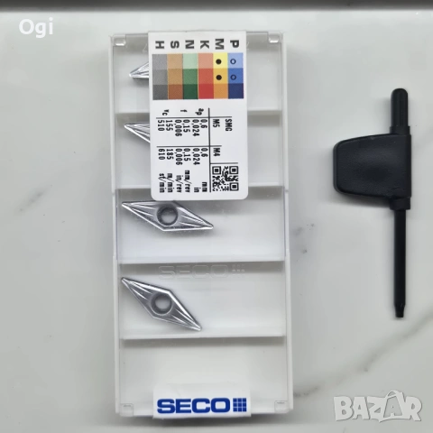 Стругарски нож със сменяеми SECO , снимка 5 - Стругове - 54171912