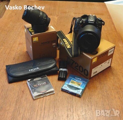 Nikon D7200 + обективи и филтри