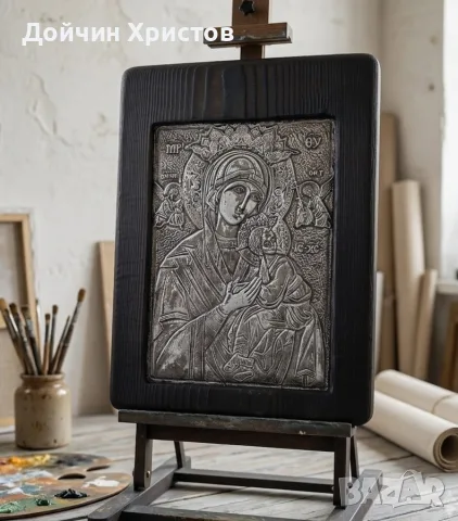 Богородица с младенеца , снимка 2 - Икони - 55659745