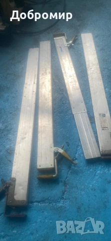 Алуминиева щанга за блокиране на товар 2400–2700mm за полуремарке