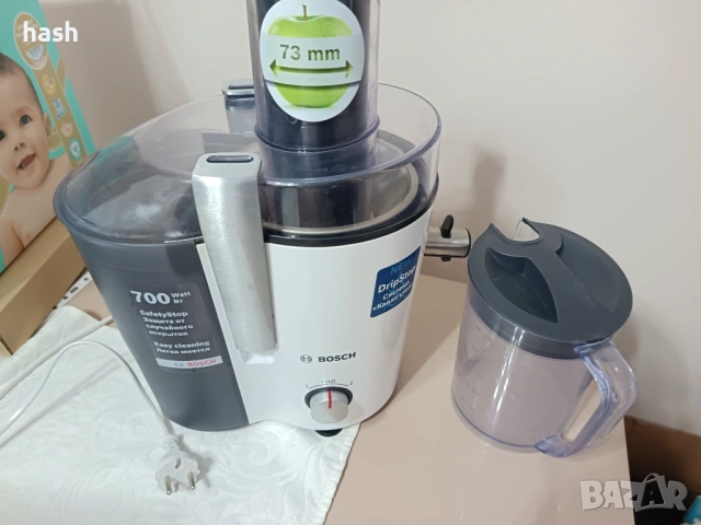 Сокоизстисквачка Bosch - VitaJuice 2 MES25A0, 700W, бяла