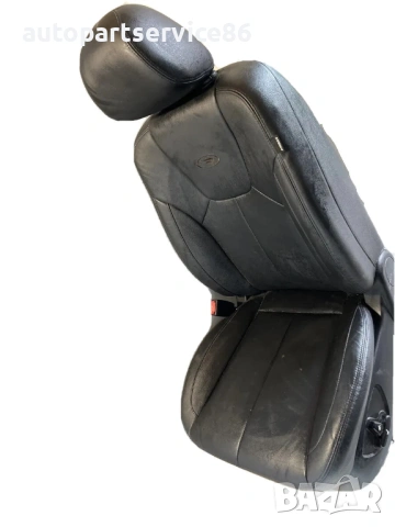 Предна лява седалка черна кожа за Ssangyong Rexton 2.0 E-XDI (2014)