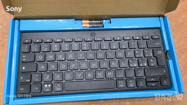 Компактна Bluetooth клавиатура HP 350, снимка 3 - Клавиатури и мишки - 54532018