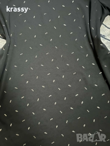 Страхотна голяма дамска рокля/туника на сребристи листенца (размер 2ХЛ), снимка 2 - Рокли - 53996936