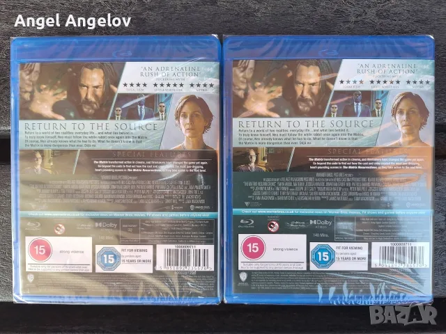 Matrix Resurrections blu ray с български субтитри цена 13 нов в целофан, снимка 2 - Blu-Ray филми - 55648568