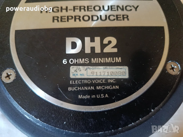 Американски Профи драйвери Electro Voice DH2 - 60/120W/240W - 8 OHM - 2бр., снимка 7 - Тонколони - 54875259