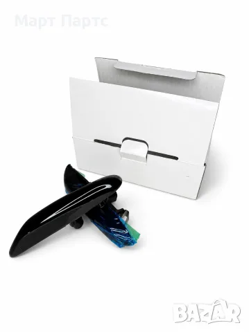 BMW Кристални и тунинг черни опушени динамични мигачи LED – E46 E60 E90 E92 E87 Plug & Play, снимка 4 - Аксесоари и консумативи - 55600317