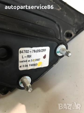 Ляво странично огледало златисто за Fiat Sedici (2008) 84702-79J20, снимка 3 - Части - 54476401