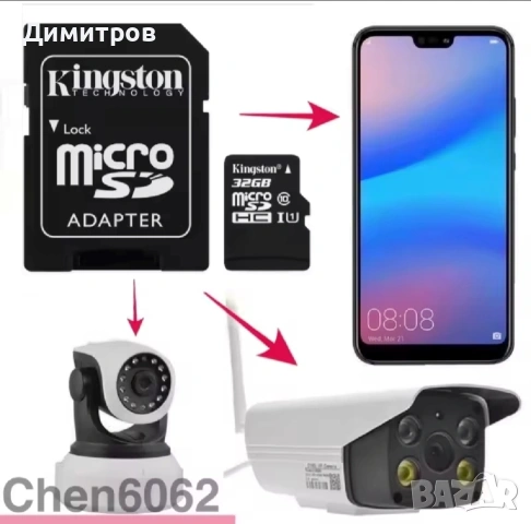 SD карта памет Kingston 512GB плюс SD адаптер, снимка 7 - Карти памет - 54754895