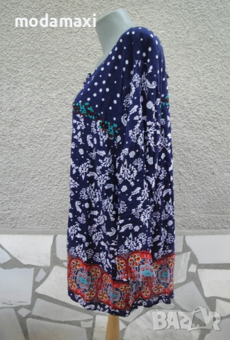 5XL/6XL Нова туника Carole Little, снимка 3 - Туники - 55126611