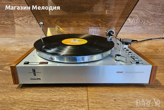Грамофон Philips GA-202 Electronic (След профилактика + Нова доза и игла) – Made in Holland, снимка 4 - Грамофони - 54750527