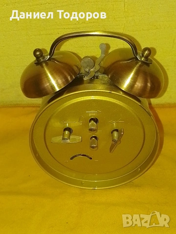 Стар Китайски часовник , будилник Perfect с 2 Камбани, снимка 8 - Антикварни и старинни предмети - 53987011