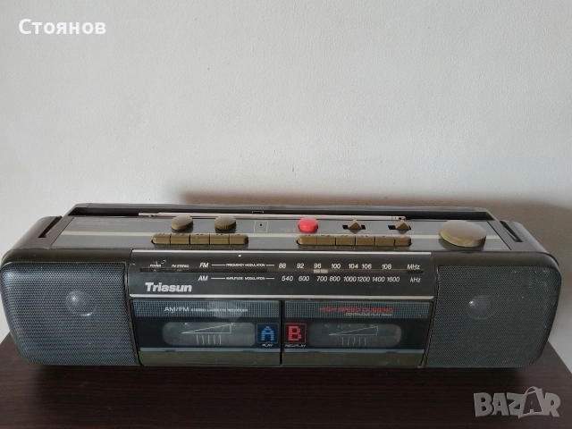 Радио МЕРИДИАН 210 СССР 1976г.Радиокасетофон HITACHI TRK W350E,Triasun TDR 515 , снимка 12 - Радиокасетофони, транзистори - 46748680