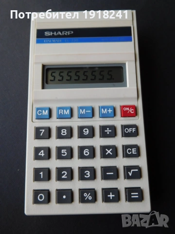 Калкулатор SHARP elsi mate EL-230 , снимка 9 - Друга електроника - 54735661
