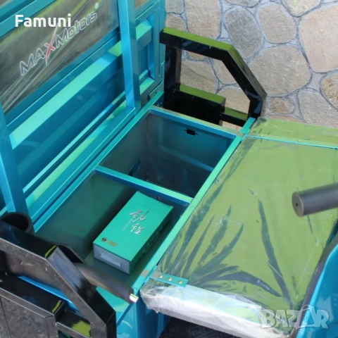 Електрическа Селскостопанска Триколка с Покрив 2000W СИНЯ, снимка 5 - Мотоциклети и мототехника - 54144831