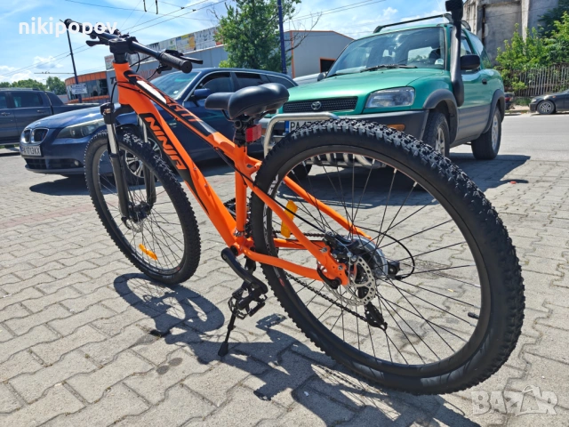 BG Алуминиев велосипед 27.5" NINJA оранж, снимка 5 - Велосипеди - 54864561