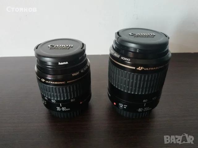 Обективи Canon ULTRASONIC EF 80-200mm, Canon EF 35-80mm Japan, снимка 5 - Обективи и филтри - 55603211