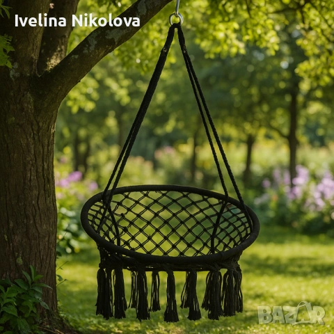 Висяща градинска люлка, снимка 4 - Градински мебели, декорация  - 54317188