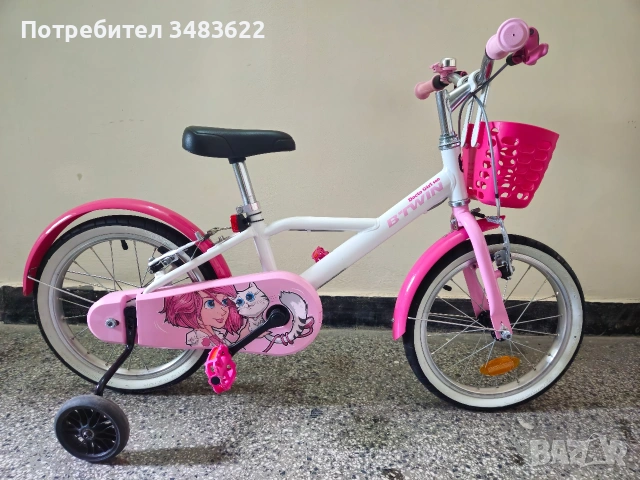 Детско колело/велосипед Btwin 16 цола. 
