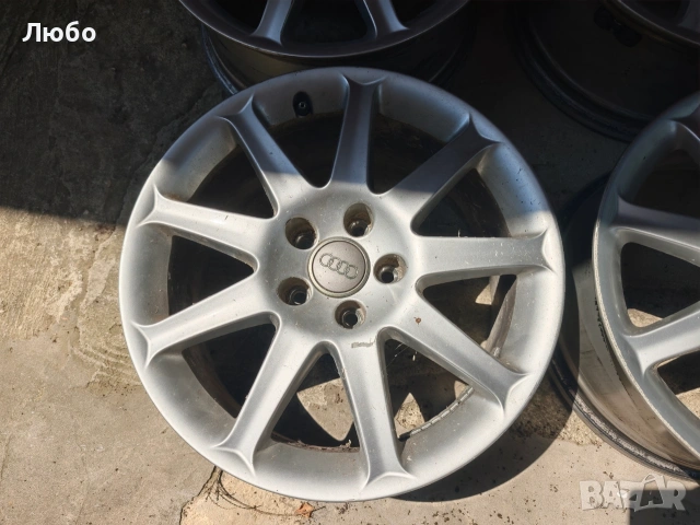17 5х112 7.5Ж ет45 Ауди ФВ лети джанти 17 5x112 7.5J ET45 с датчици за налягане, снимка 5 - Гуми и джанти - 55150324