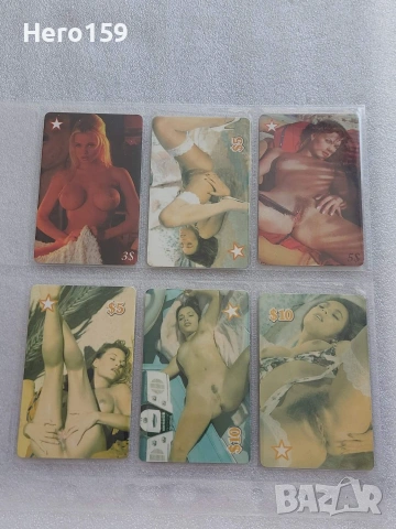 Много редки еротични телефонни карти от 90 години/erotic phone cards/