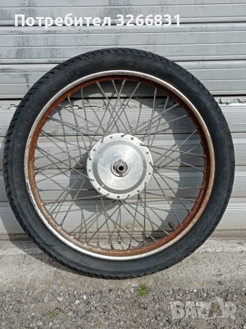 предна мото джанта "RADAELLI" с гума METZELER 17"цола 