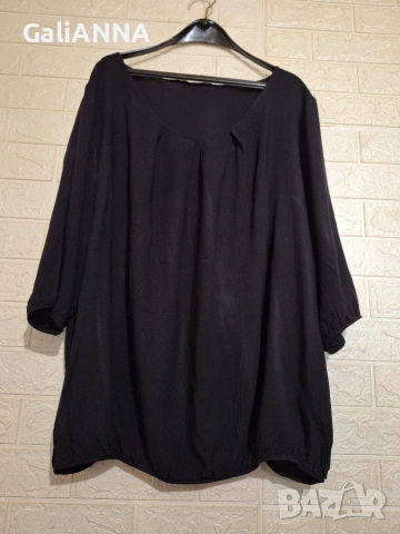 СТРАХОТНА ЕЛЕГАНТНА БЛУЗА 3XL, снимка 2 - Туники - 55166239