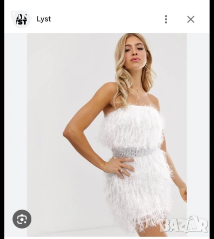 Официална рокля за повод ASOS. Роклята е без презрамки. EU-38(пасва идеално за С/М.), снимка 7 - Рокли - 54279699