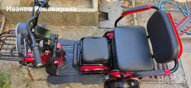 Електрическа количка / инвалиден скутер M19 600W, с 3 колела като нов, снимка 2 - Инвалидни скутери - 55298305
