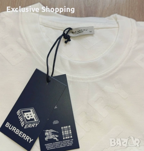 Мъжки тениски Burberry, снимка 4 - Тениски - 54666528