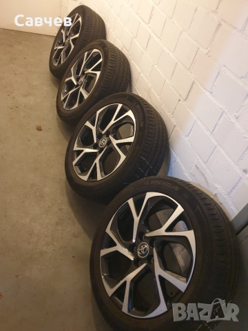4 х Оригинални джанти Toyota C-HR с гуми 235 50 18цола 