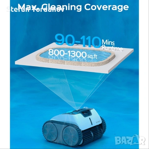 Робот за почистване на басейни - Waybot Osprey 700, снимка 4 - Прахосмукачки - 54671995