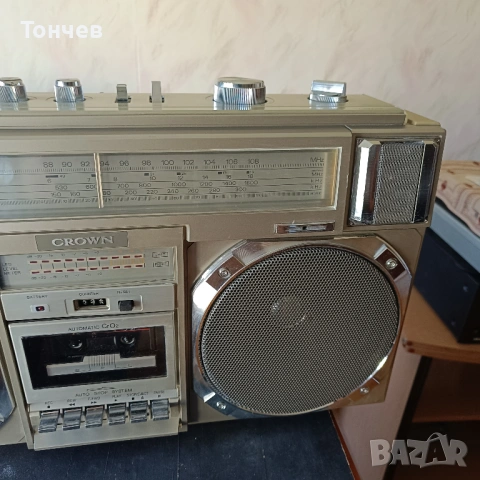 Радиокасетофон Crown CSC-950L, снимка 10 - Радиокасетофони, транзистори - 54330285