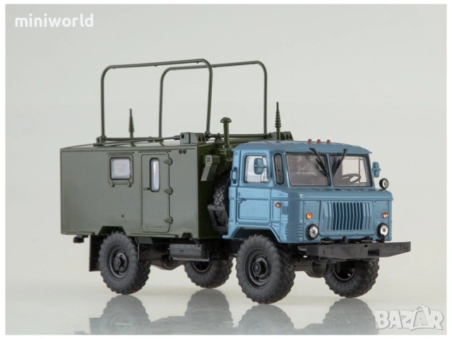 ГАЗ 66 КШМ Р-142Н - мащаб 1:43 на Авто История моделът е нов в кутия, снимка 3 - Колекции - 54696810