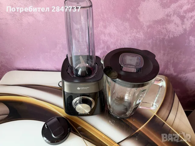 Блендер със стъклена кана Philips 5000 , снимка 3 - Блендери - 55665025