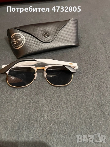 оригинални слънчеви очила Ray-Ban Clubmaster Aluminum, , снимка 5 - Слънчеви и диоптрични очила - 55148649