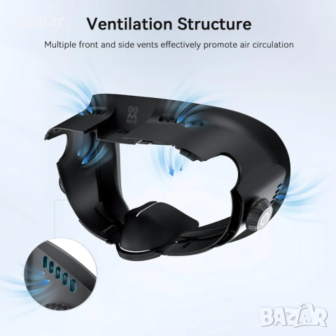 AMVR FC4L Защитна подложка за лице, интерфейс за лице за Meta/Oculus Quest 3, снимка 4 - Стойки, 3D очила, аксесоари - 54224547