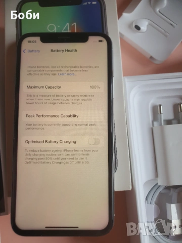 Apple iPhone X 64gb, като нови, 100% батерия, снимка 4 - Apple iPhone - 54802111