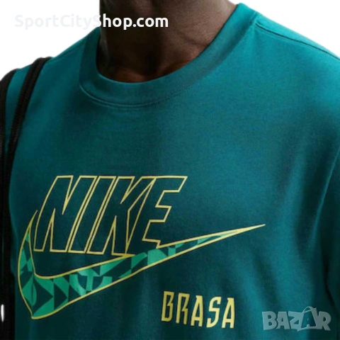 Мъжка тениска Nike Brazil Football IQ2257-381, снимка 3 - Тениски - 54777776