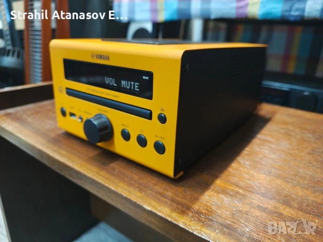 YAMAHA CRX-040 Микро Hi-Fi Ресивър, CD, USB, iPod, Bluetooth , снимка 5 - Аудиосистеми - 55008163