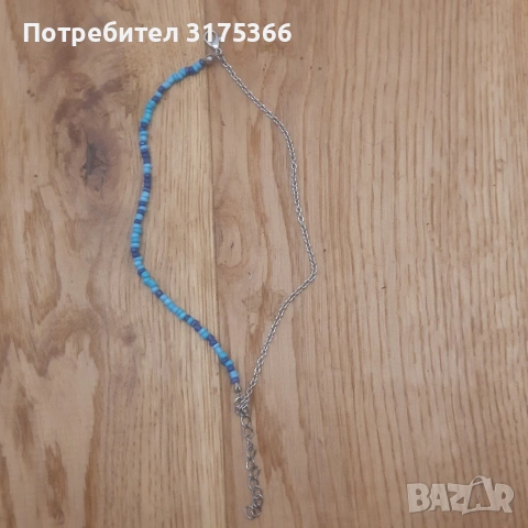 Оригинално асиметрично колие с маниста 