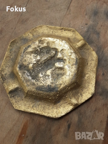 Пепелник бронз двуглав орел, снимка 3 - Антикварни и старинни предмети - 54257486