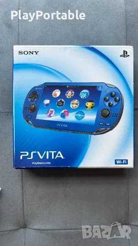 PS Vita PCH-1000 Sapphire Blue OLED Complete in Box, снимка 2 - PlayStation конзоли - 55671162