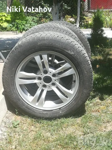 Оригинални джанти 17" със зимни гуми Gislaved за BMW X3/E83/, снимка 2 - Гуми и джанти - 55105039