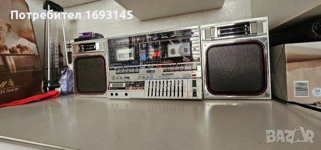 радиокасетофон sharp GF 800, снимка 5 - Радиокасетофони, транзистори - 54429947