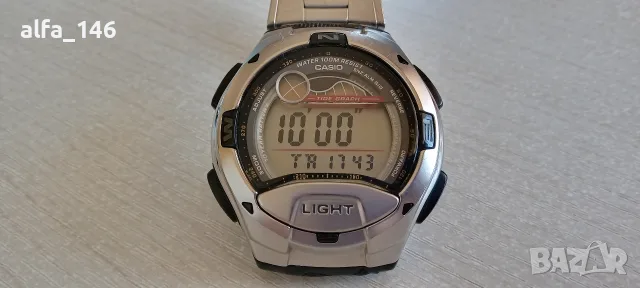 Мъжки часовник Casio W-753 TIDE GRAPH, снимка 9 - Мъжки - 55424853