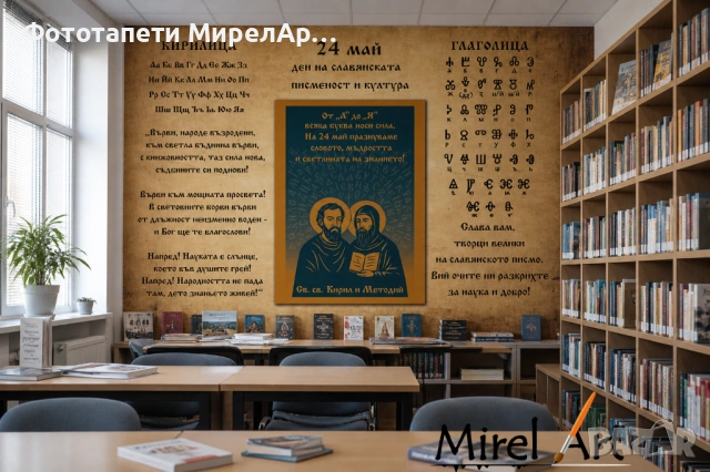 Фототапет за училище 24 Май