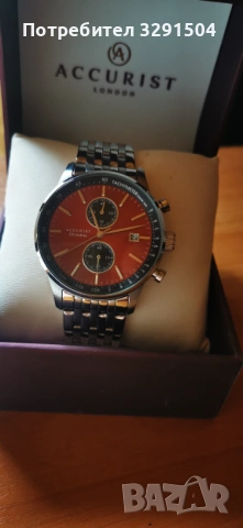 Accurist часовник идеално състояние , снимка 4 - Мъжки - 53968633